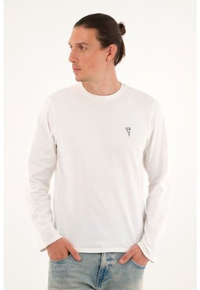Tennis Tshirt Manga Larga Crudo Para Hombre Tennis