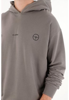 Tennis Buzo Con Capucha Gris Para Hombre