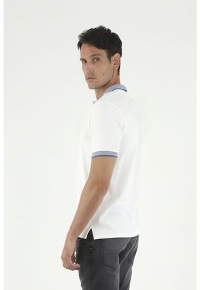 Camiseta Polo Blanca Para Hombre