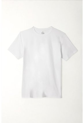 Tennis Camiseta Cuello Redondo Blanca Para Hombre