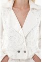Tennis Chaqueta Crudo Con Tejido En Frente Para Mujer de Tennis