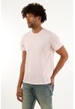 Camiseta Manga Corta Rosada Para Hombre de Tennis