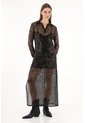 Tennis Vestido Con Transparencia Y Brillo Para Mujer de Tennis
