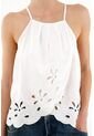 Tennis Camisa Cuello Halter Blanca Para Mujer de Tennis