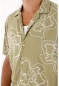 Tennis Camisa Tipo Bowling Estampada Con Textura Ligera Para Hombre de Tennis