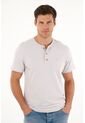Tennis Camiseta Gris Manga Corta Para Hombre de Tennis