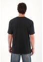 Tennis Camiseta Básica De Tela Con Textura Negra Para Hombre de Tennis