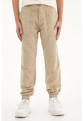 Pantalón Jogger Con Teñido Overdye Para Niño