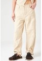 Tennis Pantalón Relaxed Con Textura En Relieve De Algodón Beige Para Mujer de Tennis