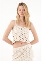 Camisa Tejida Con Tiras Para Mujer de Tennis