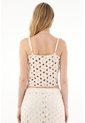 Camisa Tejida Con Tiras Para Mujer de Tennis