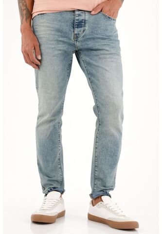 Tennis Jean Skinny Cinco Bolsillos Azul Para Hombre Tennis