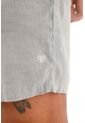 Tennis Bermuda Chino En 100% Lino Gris Para Hombre de Tennis