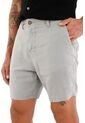 Tennis Bermuda Chino En 100% Lino Gris Para Hombre de Tennis
