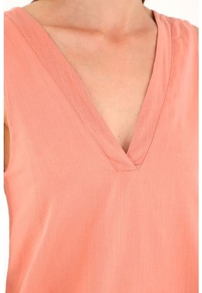 Tennis Vestido Naranja Corto Silueta Tipo A Para Mujer
