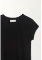 Tennis Camiseta Cuello Redondo Negra Para Mujer de Tennis