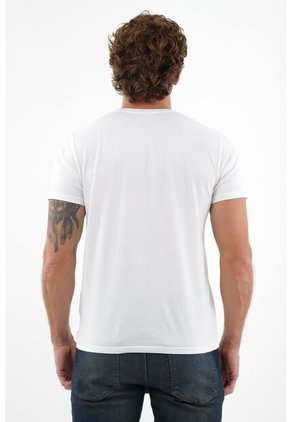 Tennis Camiseta Blanca Manga Corta Para Hombre
