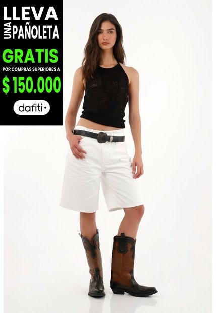 Tennis Camiseta De Tejido Abierto Negra Para Mujer