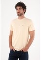 Tennis Camiseta Para Hombre De Algodón Amarillo Regular Con Mini Raquetas En El Pecho de Tennis