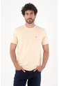 Tennis Camiseta Para Hombre De Algodón Amarillo Regular Con Mini Raquetas En El Pecho de Tennis