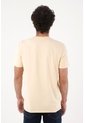 Tennis Camiseta Para Hombre De Algodón Amarillo Regular Con Mini Raquetas En El Pecho de Tennis