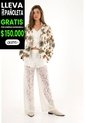 Tennis Blazer Con Estampado De Palmeras Y Tigres Para Mujer de Tennis
