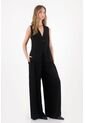 Tennis Pantalón Bota Recta Amplia Negro Para Mujer de Tennis