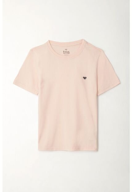 Camiseta Rosada Manga Corta Para Niño