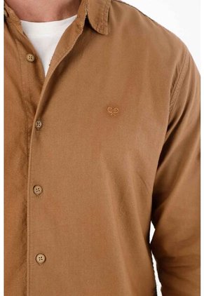 Tennis Camisa Clásica Manga Larga Crudo Para Hombre