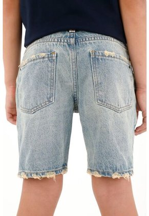 Bermuda Nudy Azul Tiro Medio Para Niño