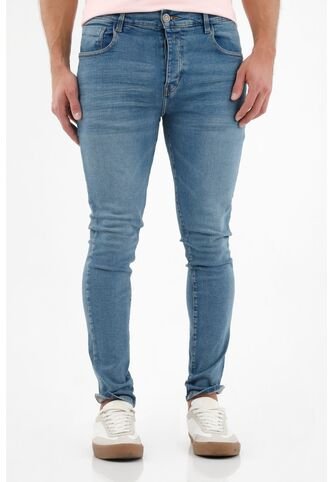Tennis Jean Super Skinny Azul Para Hombre Tennis