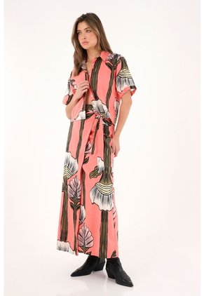 Camisa Con Estampado De Flores Para Mujer
