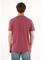 Camiseta Con Raqueta Estampada Roja Para Hombre de Tennis