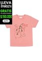 Camiseta Naranja Con Estampado Para Mujer de Tennis