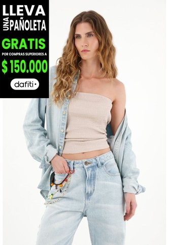 Tennis Camiseta Strapless Café Para Mujer Tennis
