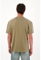 Tennis Camiseta Básica Estampada En Espalda Verde Para Hombre de Tennis