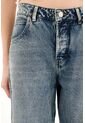 Tennis Jean Recto Con Ajuste De Botones Azul Para Mujer de Tennis