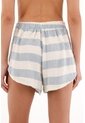 Tennis Short Con Diseño Estampado A Rayas Azules Para Mujer de Tennis