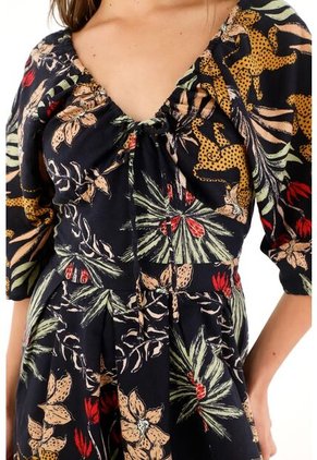 Tennis Vestido Largo Estampado Para Mujer