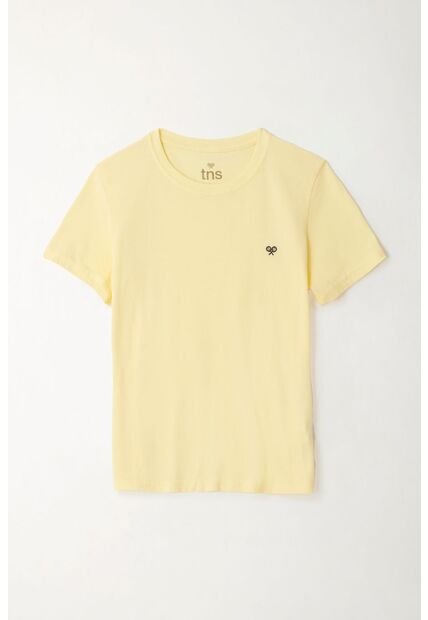 Camiseta Manga Corta Amarilla Para Niño