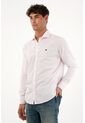 Camisa Rosada A Rayas Para Hombre de Tennis
