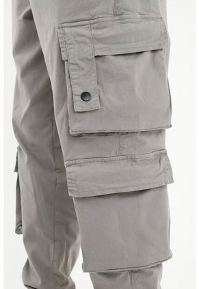 Pantalón Tipo Jogger Gris Para Hombre