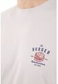 Tennis Camiseta Gris Estampada Para Hombre de Tennis