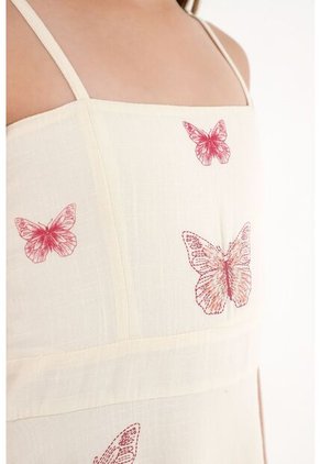 Vestido Largo Con Boleros Para Niña