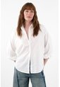 Tennis Camisa Amplia Con Encaje Crudo Para Mujer de Tennis