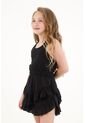Vestido Corto Con Boleros Y Elástico En La Cintura Para Niña de Tennis