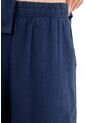 Tennis Pantalón Con Pretina Elástica En 100% Lino Para Mujer de Tennis