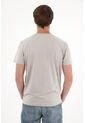 Tennis Camiseta Con Raqueta Estampada Gris Para Hombre de Tennis