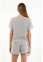 Pijama De Short Gris Para Mujer de Tennis