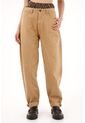 Pantalón Horseshoe Café Con Charreteras En Bota Para Mujer de Tennis